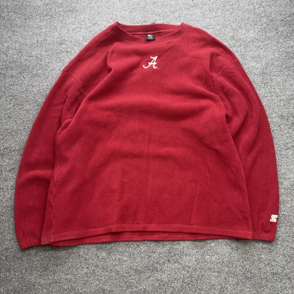 Starter Alabama Crimson Tide Pullover Men's 2XL Red/White 90s Vintage